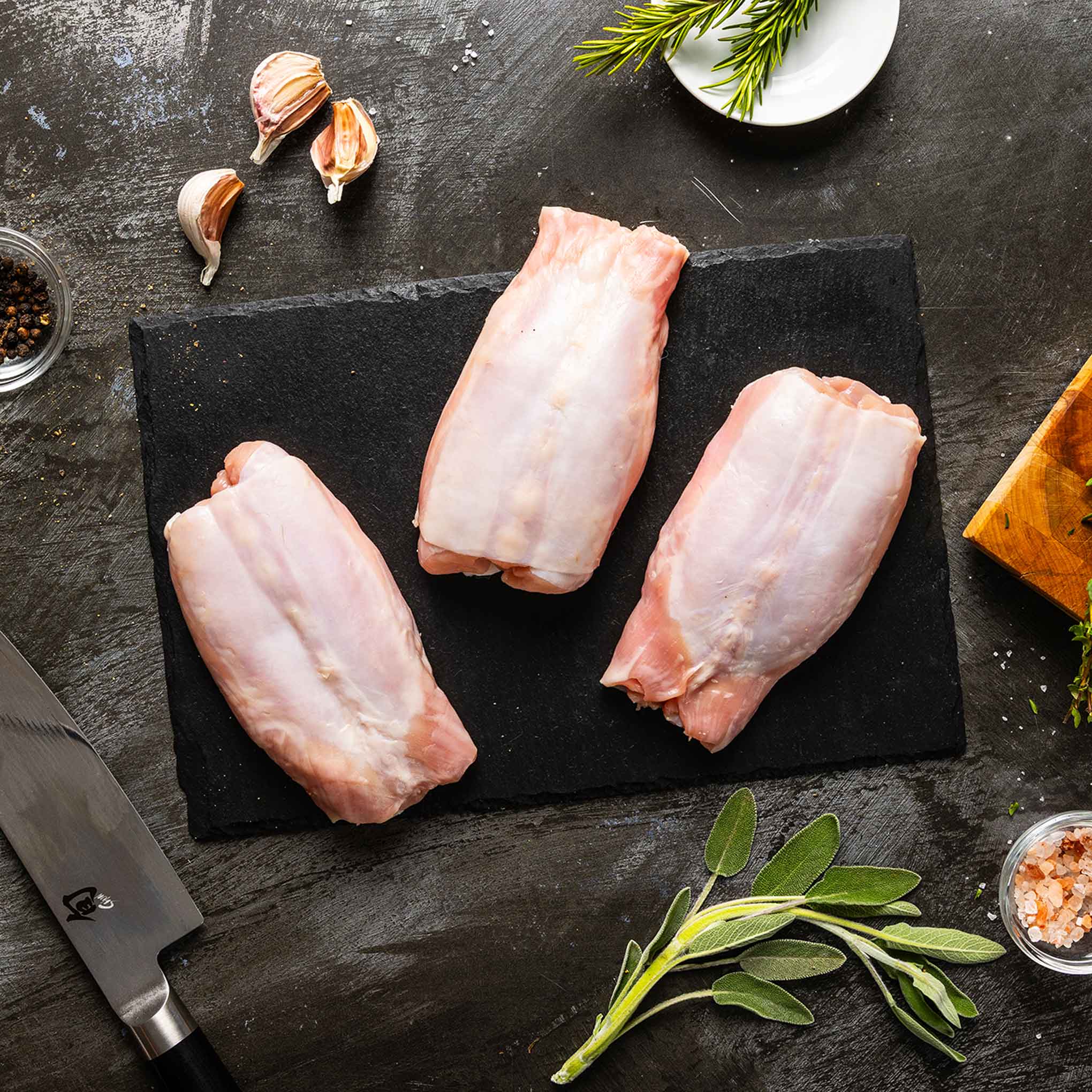 Deboned Saddle | Natural State Rabbit